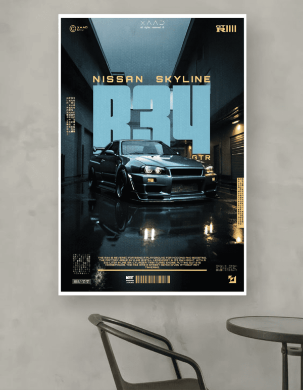 Nissan Skyline B34 | Cars Posters