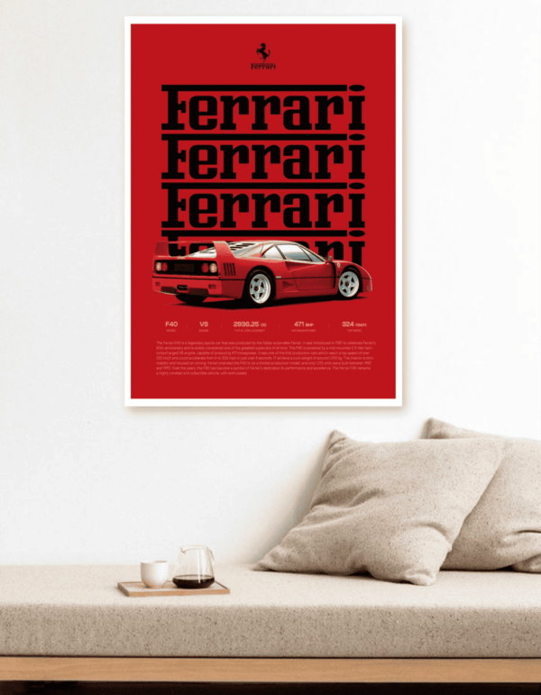 Ferrari F40 | Cars Posters