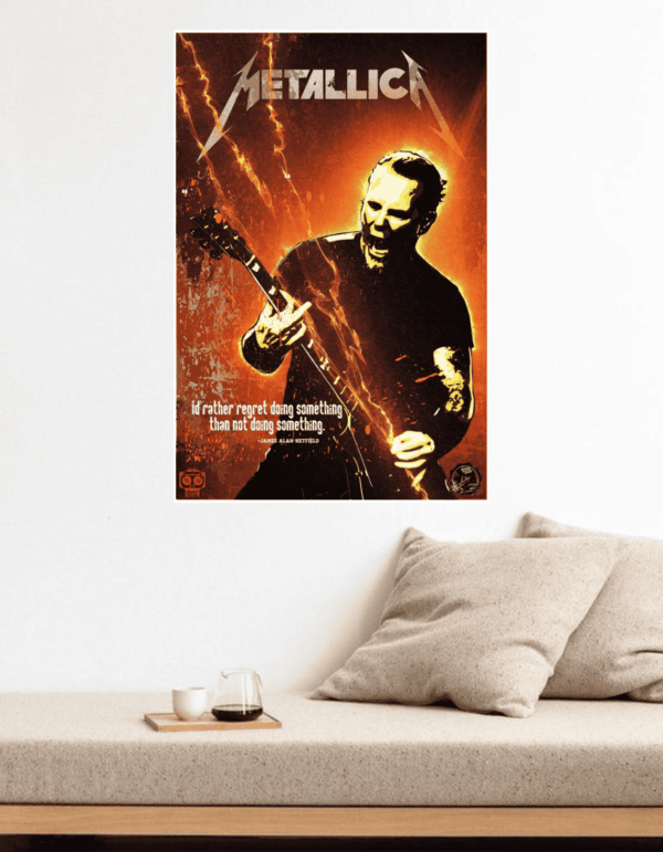 Metallic | James Alan Hetfield | Music Posters