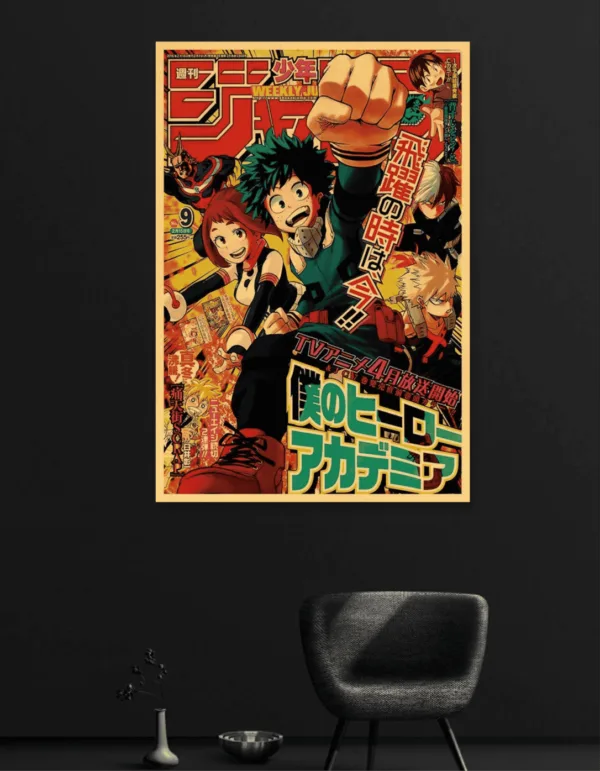 My Hero Academia | Vintage Art | Anime Posters