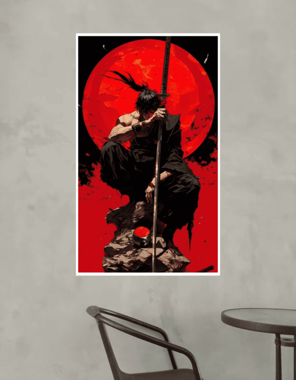 Red Black Ronin | Dope 'n Gaming Posters