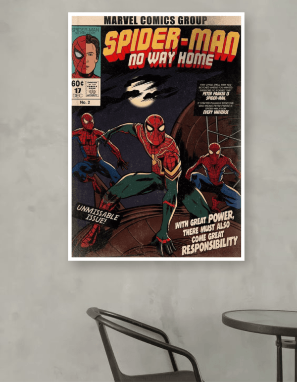 Spiderman - No Way Home | Vintage Art | Superhero Posters