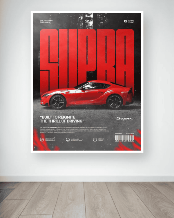 GR Supra MK5 | Toyota | Cars Posters